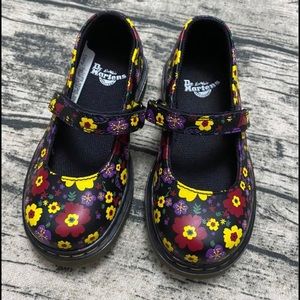 NWOT Dr. Martens Floral Mary Jane Shoes